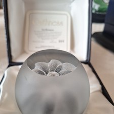 Ltd Edition Caithness "Ice Blossom" Paperweight-Colin Terris (804/1000)-31/8