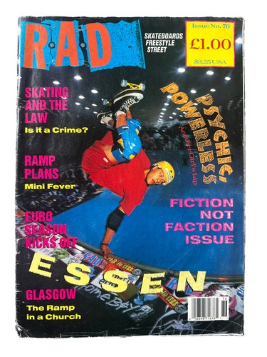 Rad skateboard magazine nicky - skateboard,