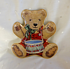 Franklin Mint Little Drummer Teddy Bear Plate