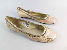 Roberto Botella Snakeprint Leather Ballet Shoes Uk 5 Eu 38 Pristine Worn Once 