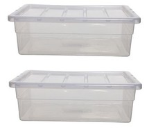 2 56cm Under Bed Storage Box