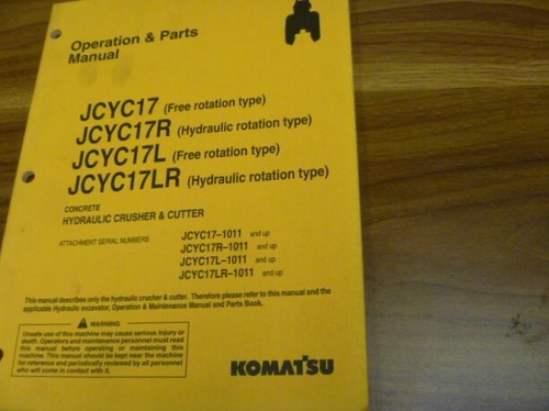 Komatsu jcyc17l jcyc17lr - komatsu,