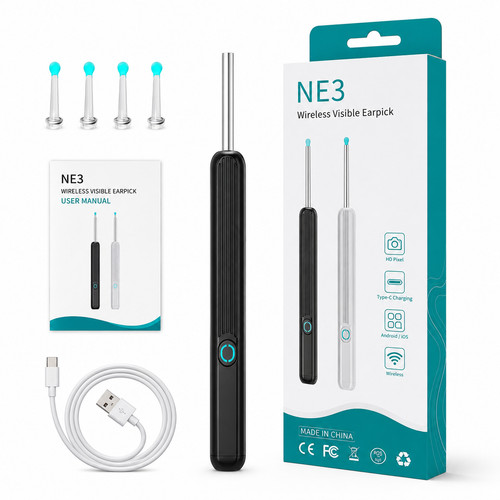 Ear wax remover camera - wax, |