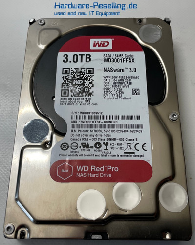 Red pro nasware - wd,
