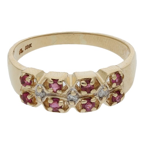 Ruby brilliant ring - , 417/10
