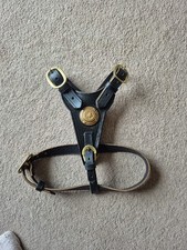 Genuine Leather Dog Harness Heavy Duty for Large/XL Dogs 20+ Kg STAFF PIT BULL