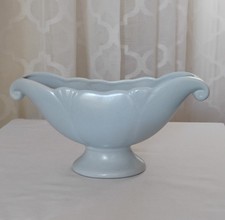Vintage Constance Spry Inspired Mantel Vase Powder Blue Arthur Wood Pottery 