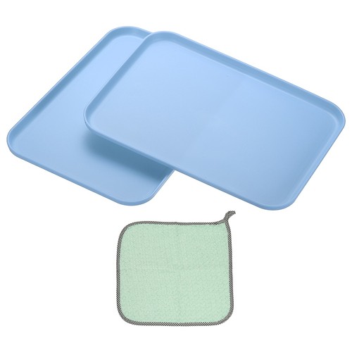 12x8 rectangular plates 2 - 12x8.7",