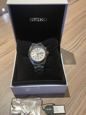 SEIKO Kinetic 5M63-0B90 Men’s Watch, 40mm Face, 5 Bar, New Capacitor , Stunning.
