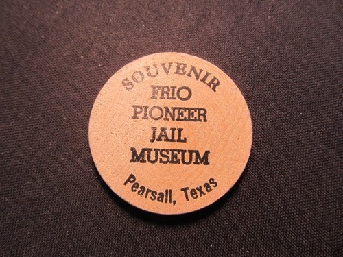Pearsall texas wooden nickel - wooden,
