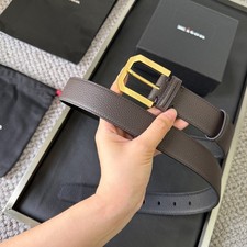 Kiton Belt Authentic Black