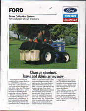 FORD Grass Collection System for Compact Tractors Brochure Leaflet