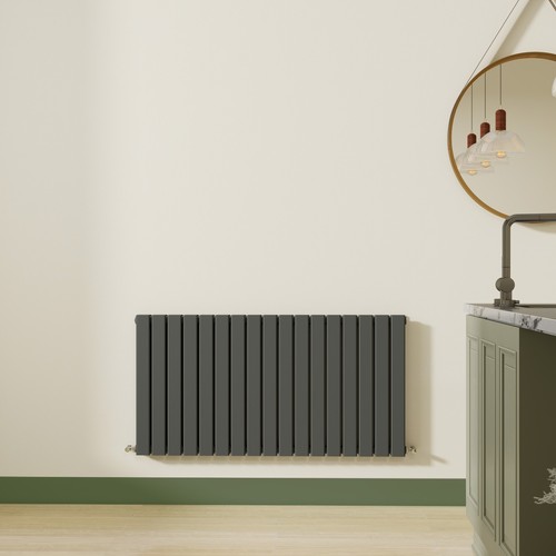 Flat panel radiator horizontal - flat,
