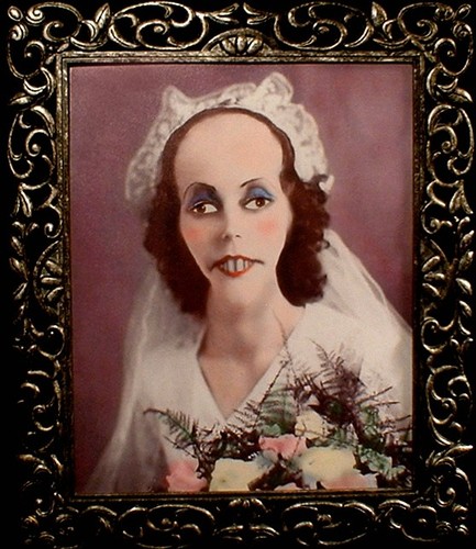 Haunted antique photo eyes - haunted,