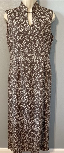 Vtg laura ashley brown floral - laura,
