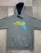 Fitniche Hoodie Grey Pub Runs Graphic Florida Running Fruit of Loom M