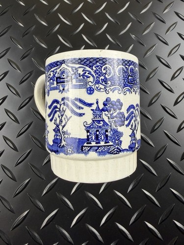 Vintage blue white willow - vintage,