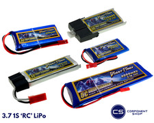 3.7V 50mAh - 2200mAh 1S RC