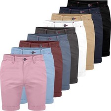 Mens Stretch Chino Shorts Slim