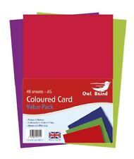 A5 Coloured Card Bright Card