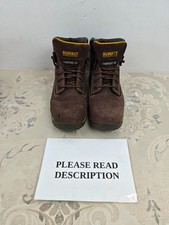 DEWALT DWF-50062-104-9 Hammer Men's Safety Boots, Brown, Size 9 Uk (READ)