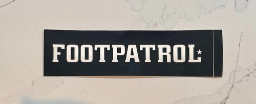 Footpatrol sticker new