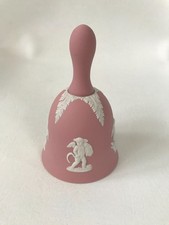 Wedgwood Pink jasperware bell in excellent condition