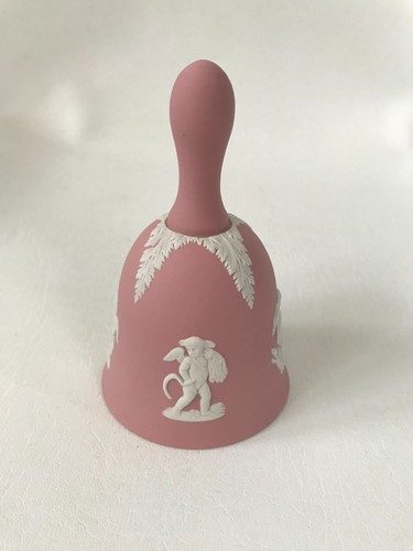 Wedgwood pink jasperware bell - wedgwood,