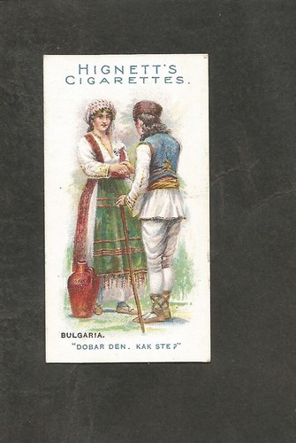 Cigarette card hignett - cigarette,