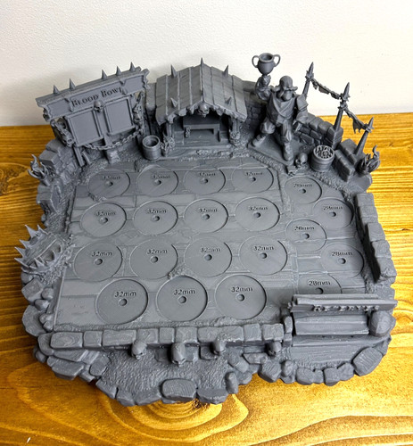 Blood bowl team display stand - bowl,