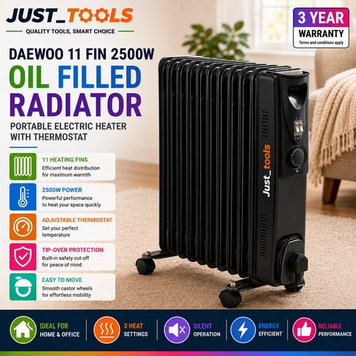 Daewoo fin 2500w oil - 11,