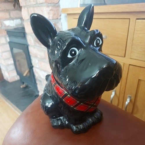 Scottie dog ceramic - ceramic, biscuit