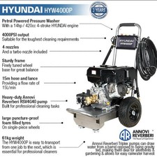 Hyundai HYW4000P 4000psi Petrol Pressure Washer