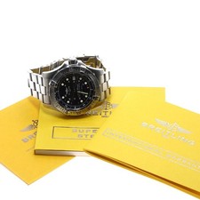 BREITLING SUPER OCEAN STEELFISH A17390 44mm SS Black Dial Automatic Date #C738