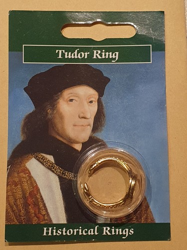 Tudor repro gold plated ring - repro,