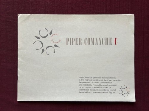 Piper comanche 1969 brochure - comanche, c