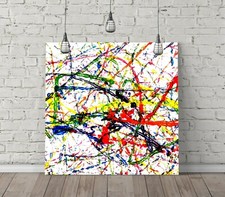 JACKSON POLLOCK 13 SQUARE