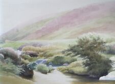 Original Watercolour, 'Rocky River Landscape', early 20thC, Artist Unknown