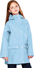 Kids Rain Jacket Hooded Lined