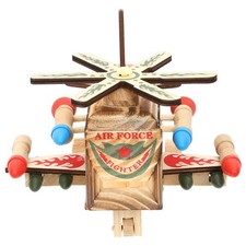 Retro Wooden Plane Decoration