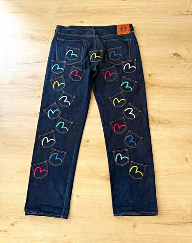 Evisu lot 0001 raw blue - 3,