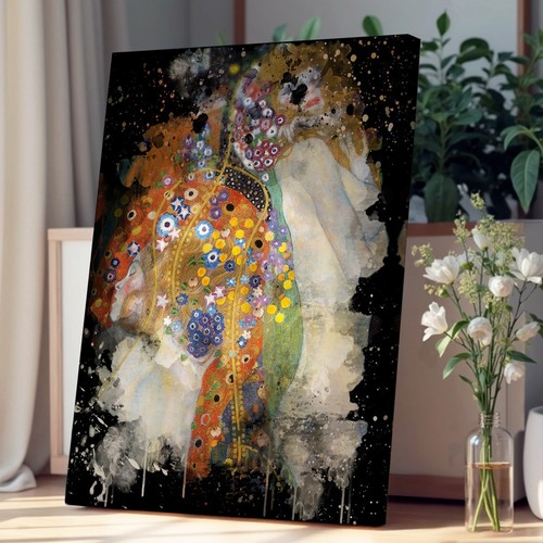 Gustav klimt water canvas - klimt,