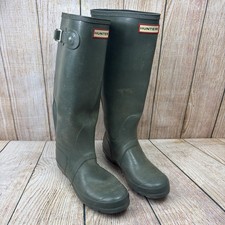 Hunter Wellies Tall Green Uk Size 6
