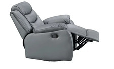 Roma recliner armchair grey - roma,