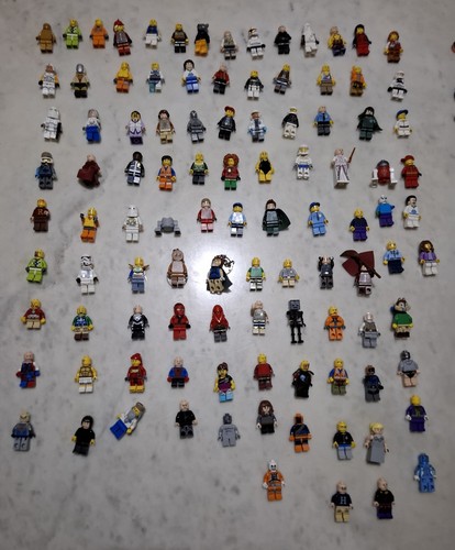 100 lego figures - figures, and