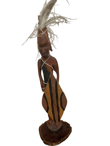African tribal wooden figurine - wooden,