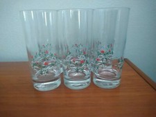 Rare  Johnson bro Vintage Eternal Beau  Tall Glasses Set of 6 PC