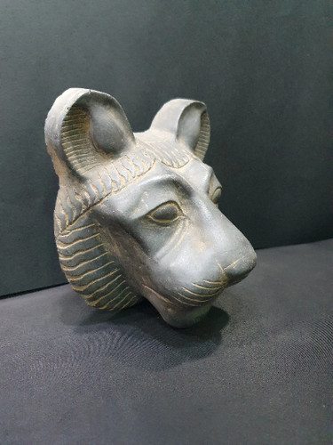 Head sekhmet goddess a - of,