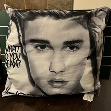 2016 Justin Bieber "What Do You Mean?" Pillow Genuine Official Merchandise Time