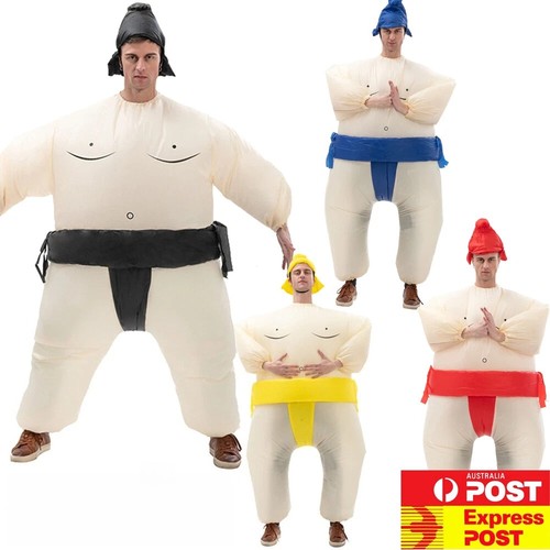 Mens inflatable sumo costume - inflatable,